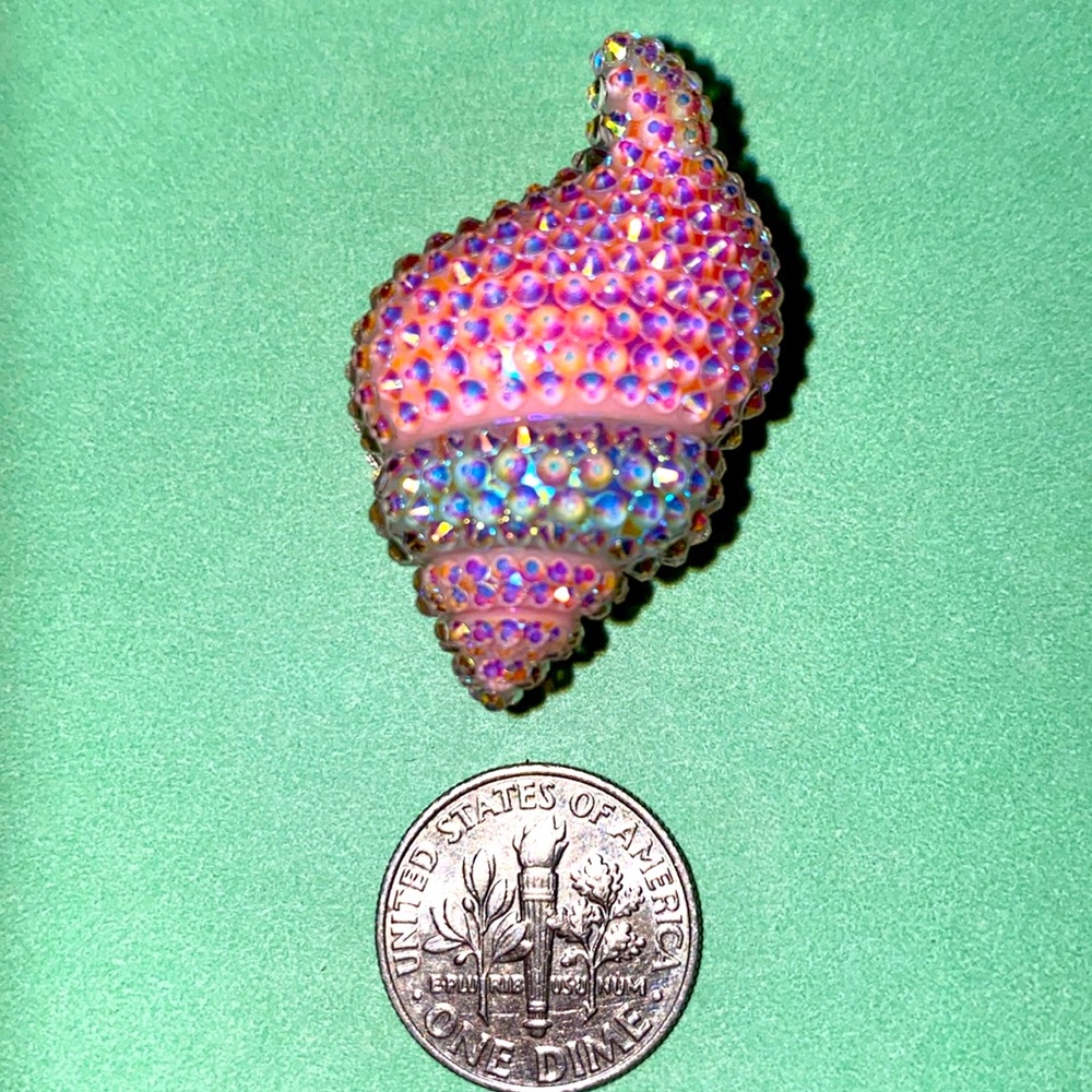(10 for $15) Pink & Green Sparkly Ice Cream Cone Acrylic Crocs Shoe Charms